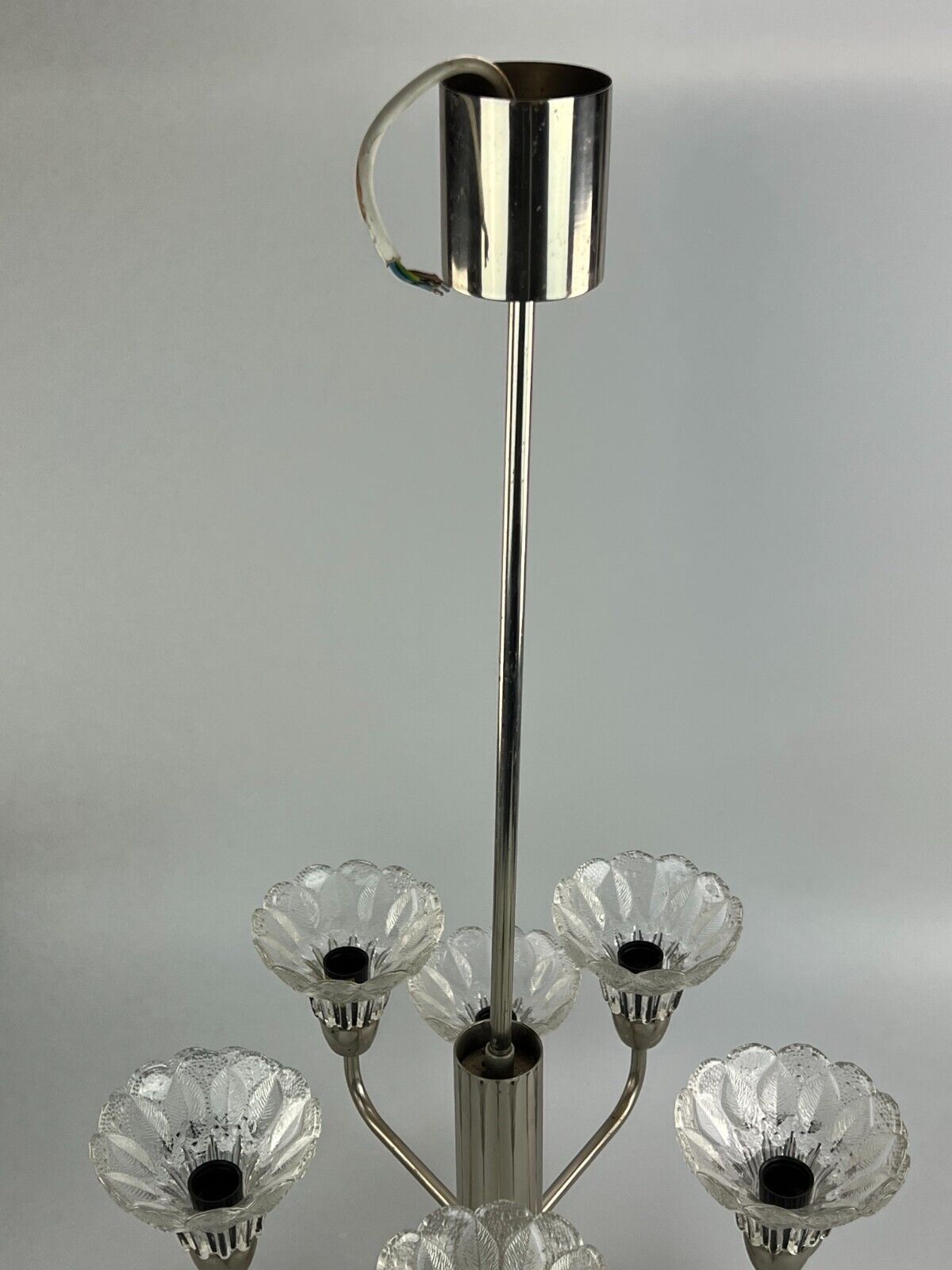 60s 70s chandelier glass space age design