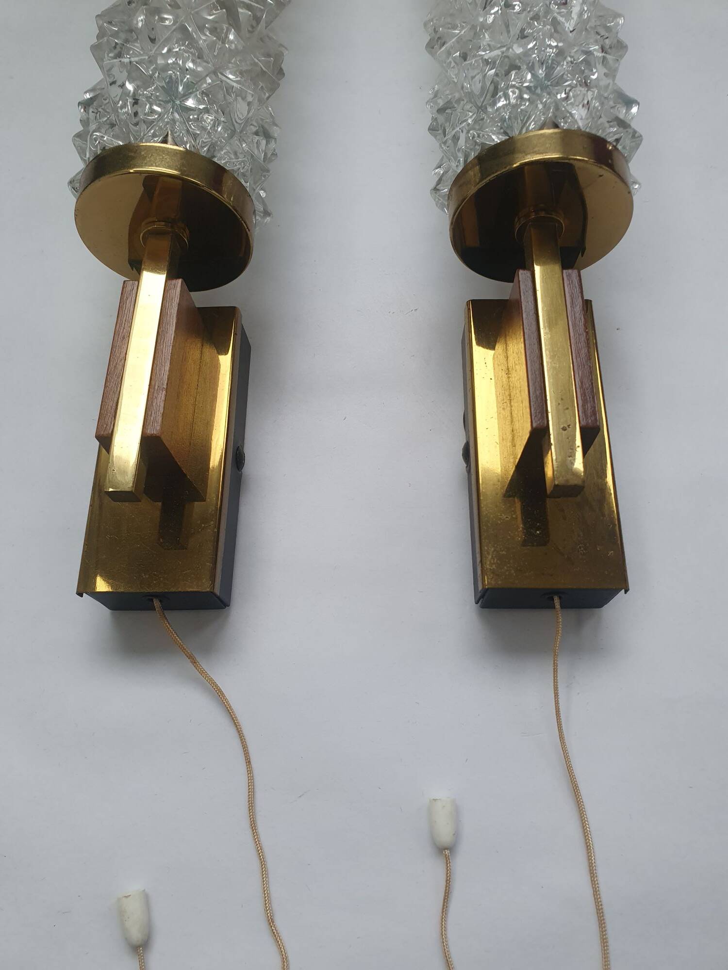 Pair of Arlus designer wall lights