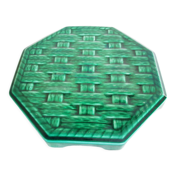 Dessous de plat art déco digoin, vintage français, années 40 — Beyit