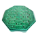 Digoin art deco trivet, vintage French, 1940s