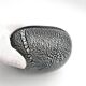 Murano Seguso Sommerso Silver Leaf Bowl 16cm 2.5kg Art Glass