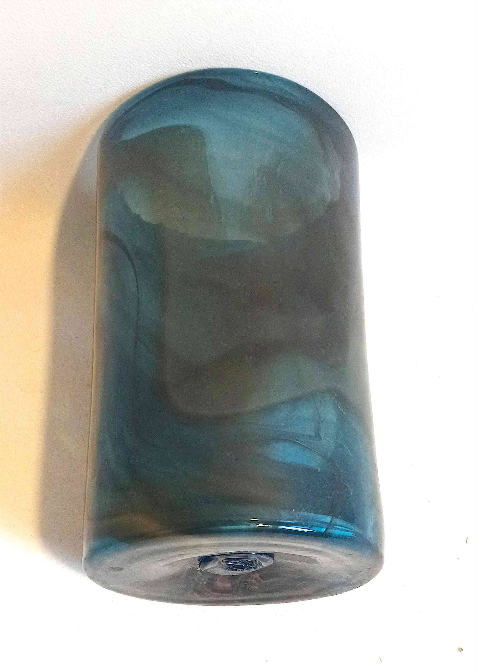 Maure-Vieil glass vase from the 70s Height 24.5 cm