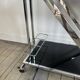 Vintage "Z-Line" Chrome and Smoked Glass Side Table 2000s