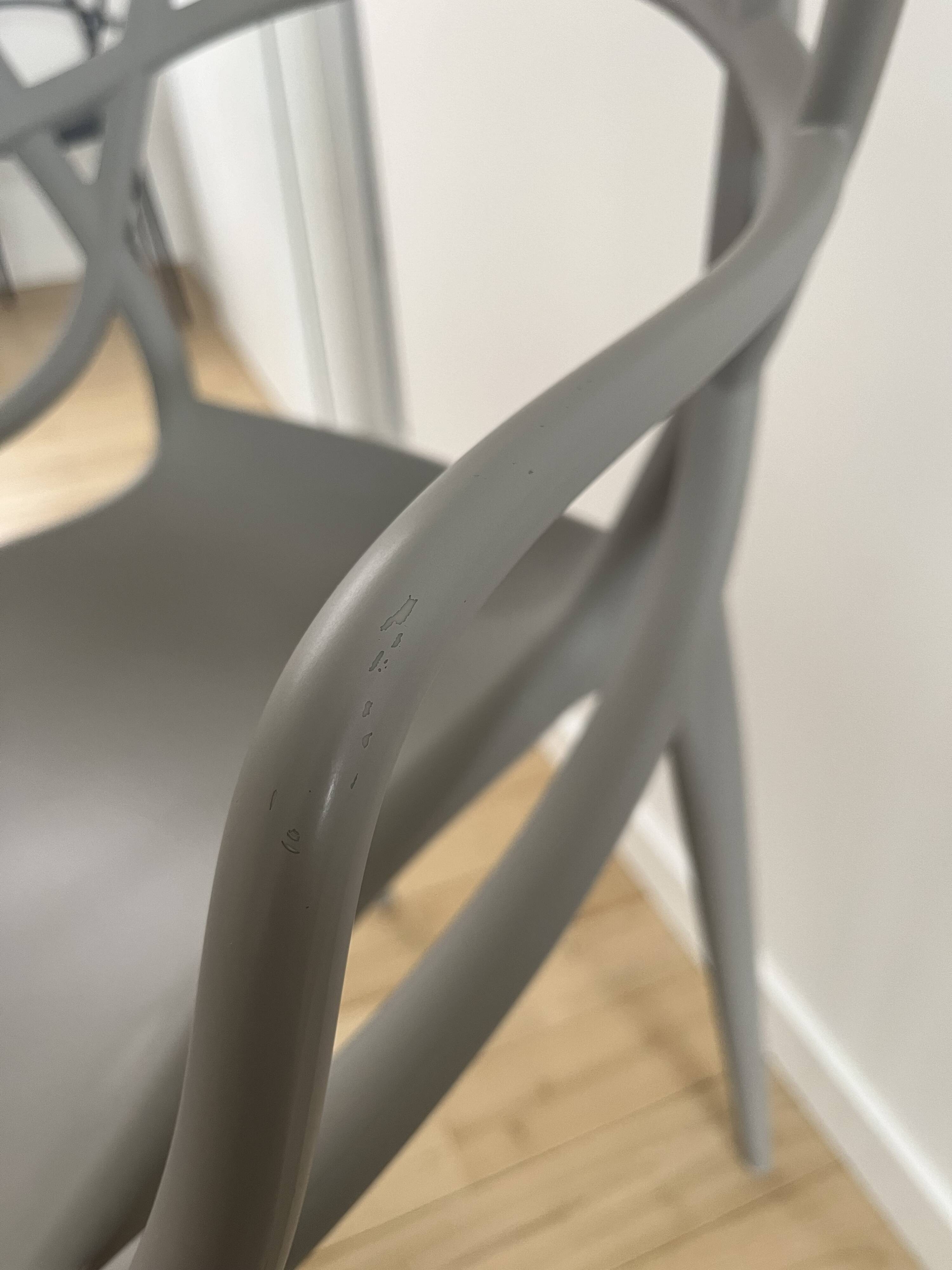 6 kartell masters chairs