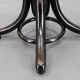 Tabouret de piano Thonet en bois courbé noir, Tchécoslovaquie, années 1930