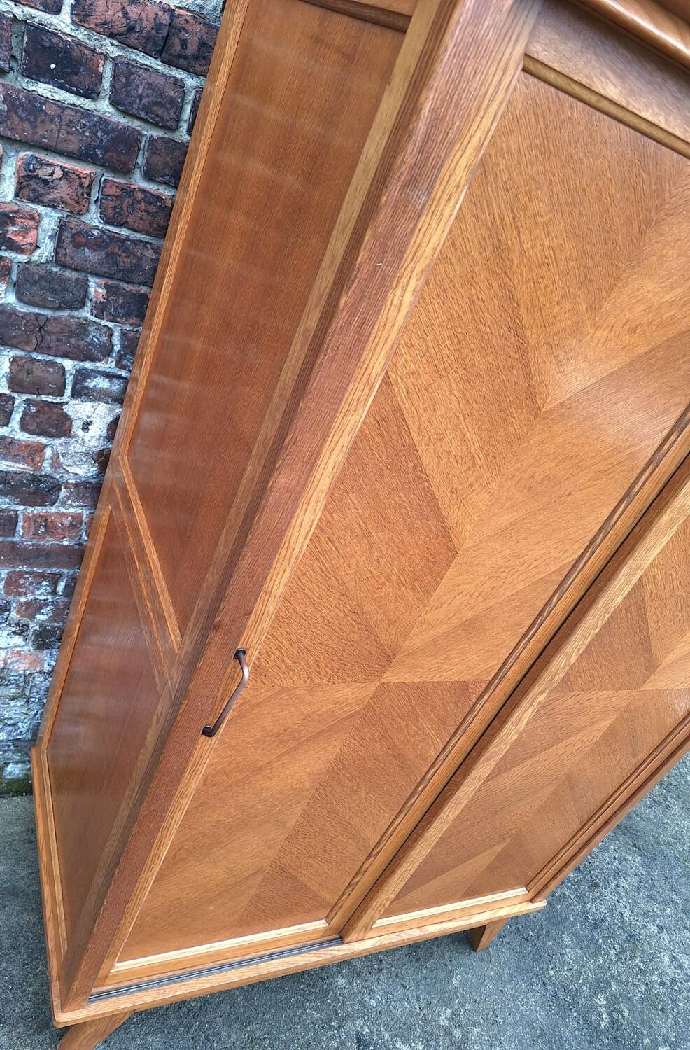 Vintage sliding door wardrobe, antique wardrobe furniture