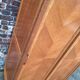 Vintage sliding door wardrobe, antique wardrobe furniture
