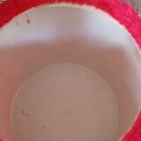 70s storage pouf