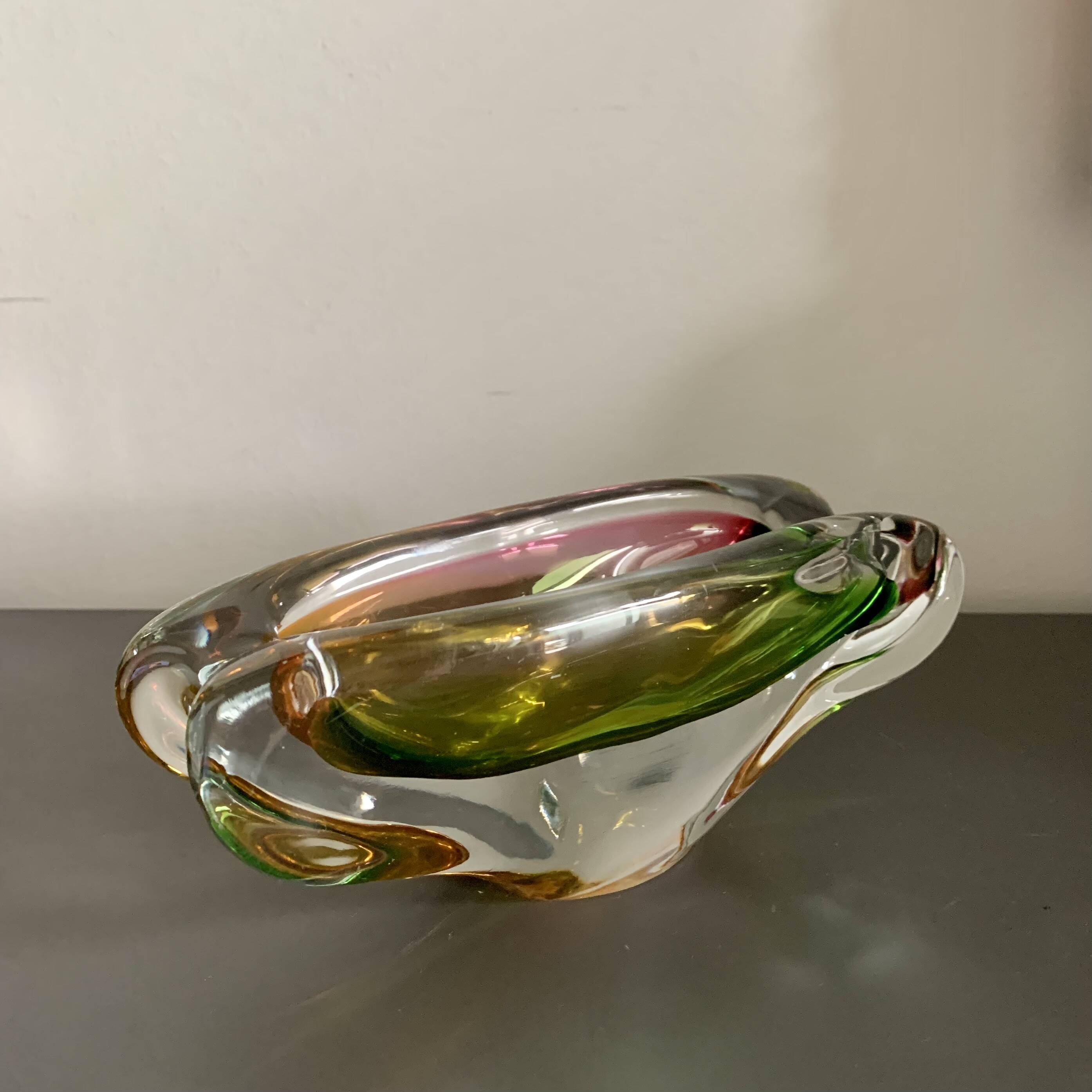Astray by Josef Rozinek for Novy Bor Glassworks, 1960s