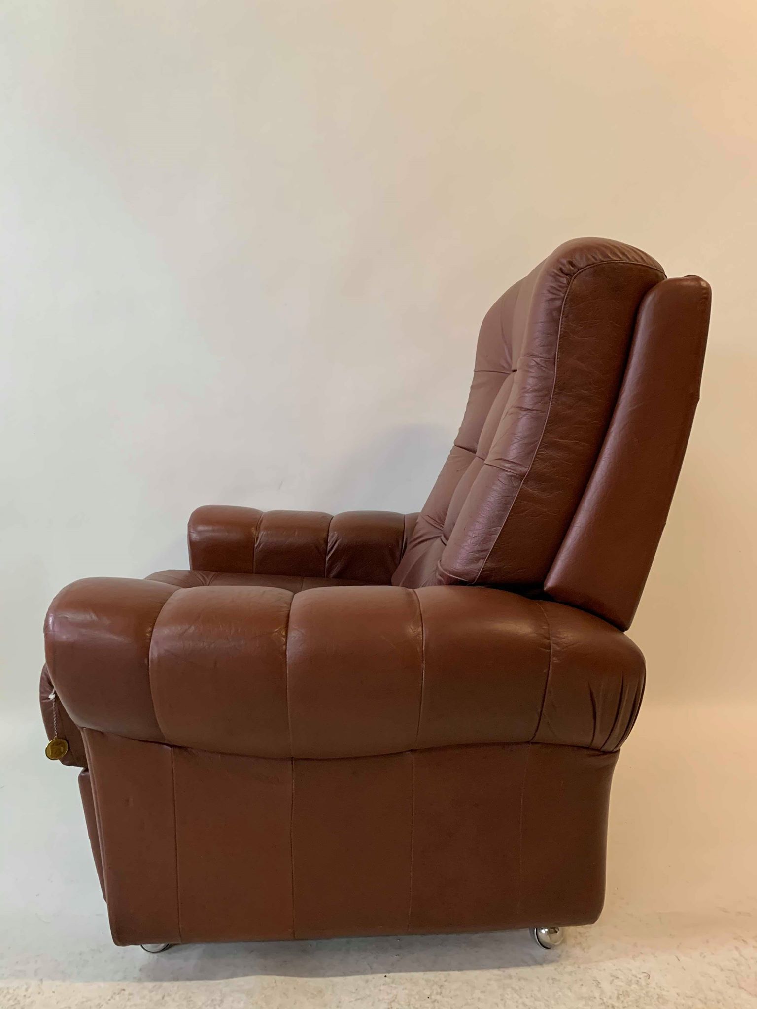 Leather armchair, Himolla, Germany, 1970