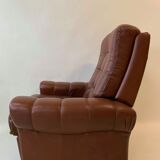 Leather armchair, Himolla, Germany, 1970