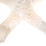 Crystal fish vase by bayel royal crystal of champagne