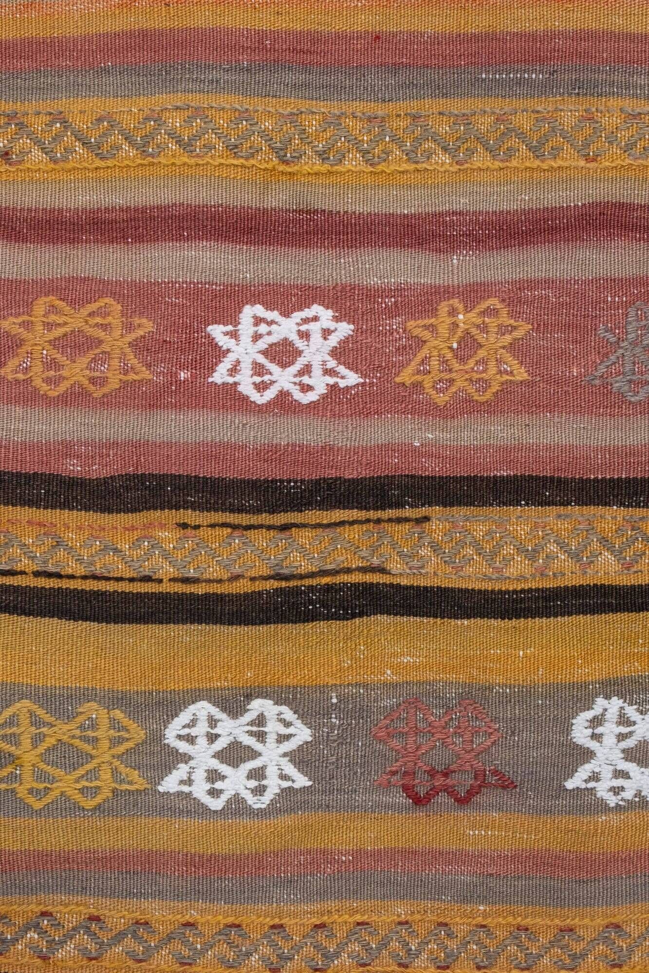 Vintage Turkish hallway rug 68x268 cm