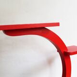 Red Modernist Flower Stand