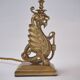 Paire de lampes chandeliers griffons de style néogothique, Angleterre années 1880