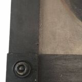 Peinture de portrait militaire antique de grand format d'un baron allemand, 1870