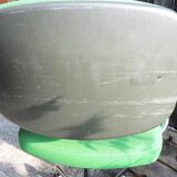 Ancien Fauteuil de Bureau Pivotant Vert
