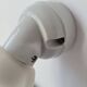 Art Deco wall lamp in porcelain and glass