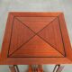 Tall Art Deco design side table with removable top