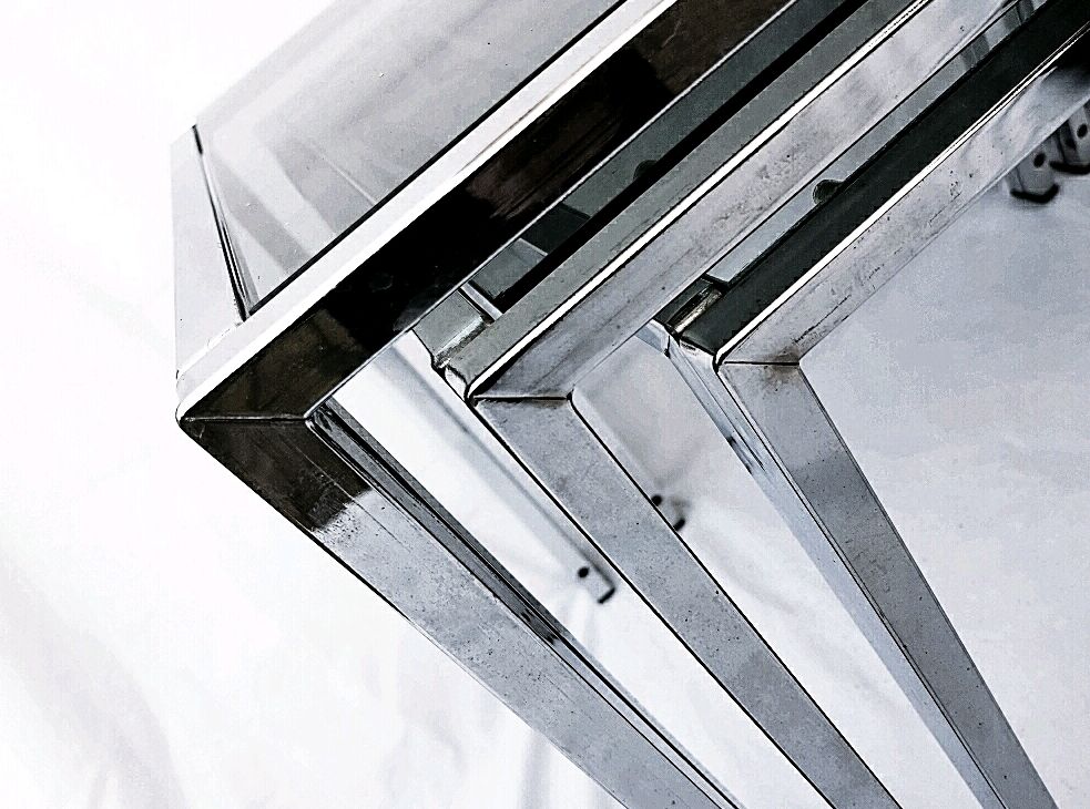 70's minimalist nesting tables