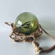 Old glass fishing float