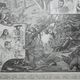 Engraving • America, tribe, fauna and flora • Original lithograph of 1898