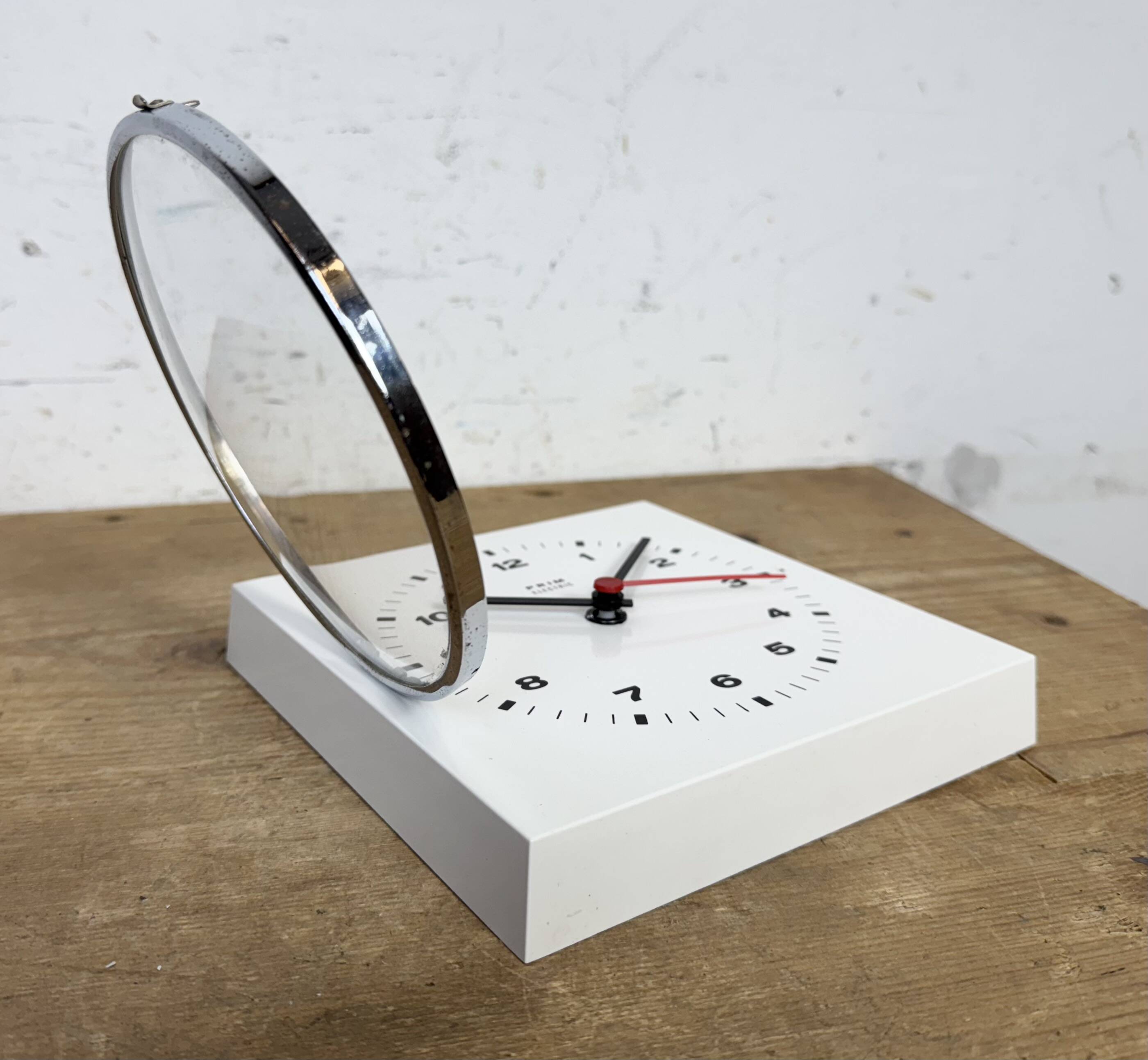 Large Silver Industrial Factory Pebdant Lamp, 1970s