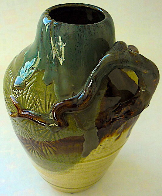 Japanese stoneware vase