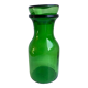 Green glass apothecary decanter made in belgium 70s