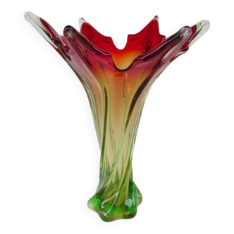 Vase en verre de Murano, vers 1960