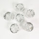 Crystal dessert salad bowls, Krosno, 1970s