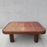 Ceramic coffee table Vallauris Barrois