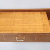 Beech and Durmast Wall-Mounted Console Table, Italy