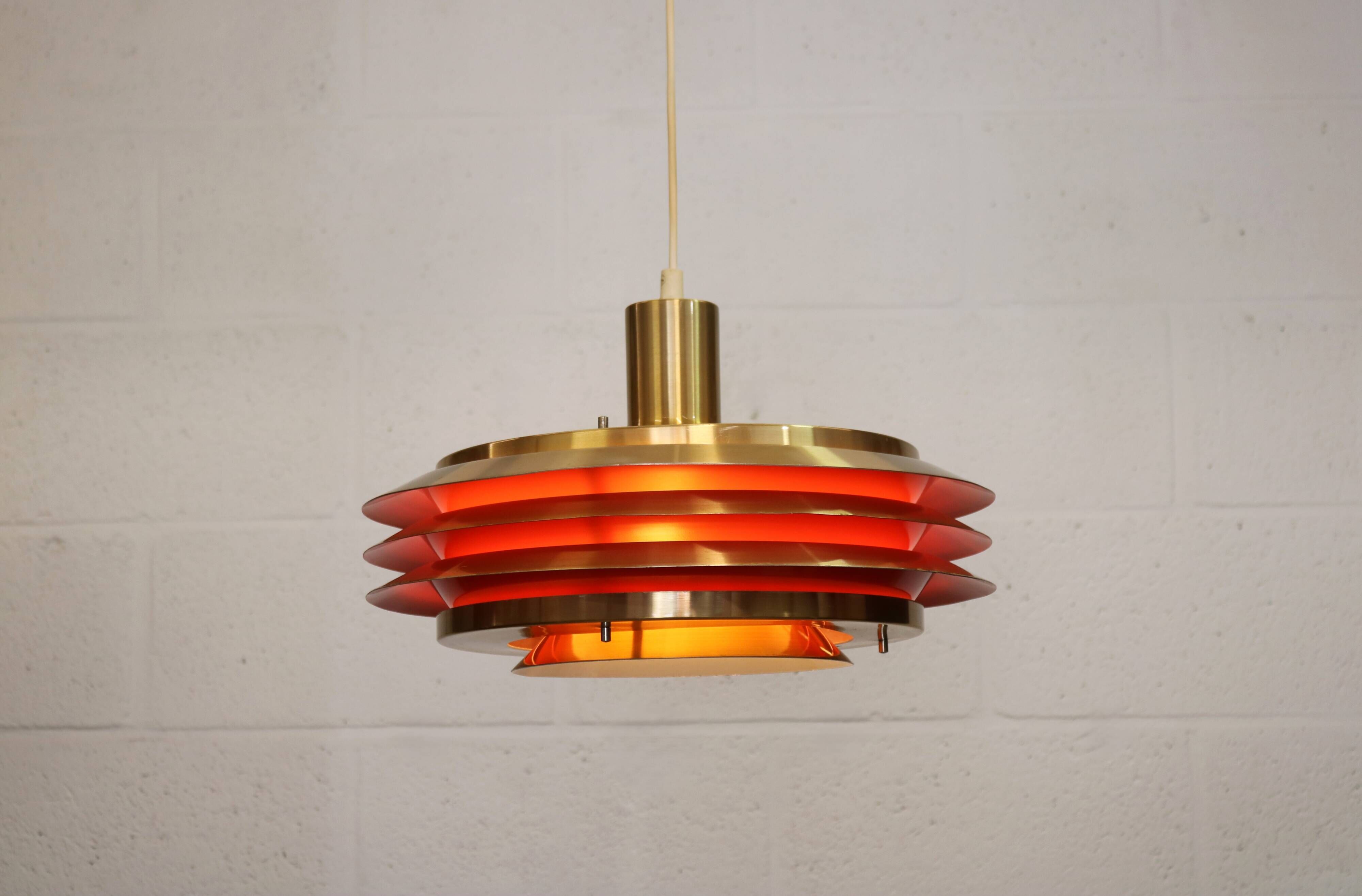 Very rare old Danish design lamp by Teknika model 400  - 60's