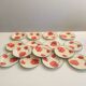 15 Lunéville St Clément "Poppy" dessert plates