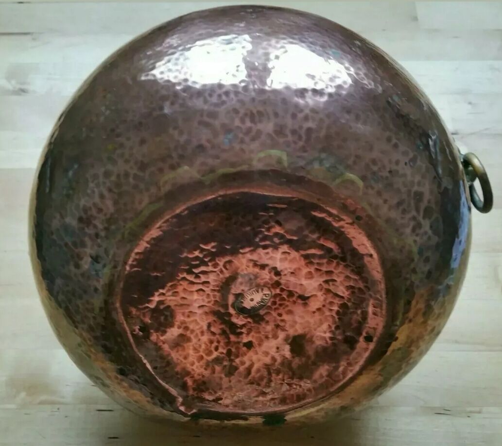 Copper lions head hide-and-seek