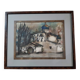 Aquarelle signée encadrée Eglise russe