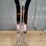 Designer glass and metal console