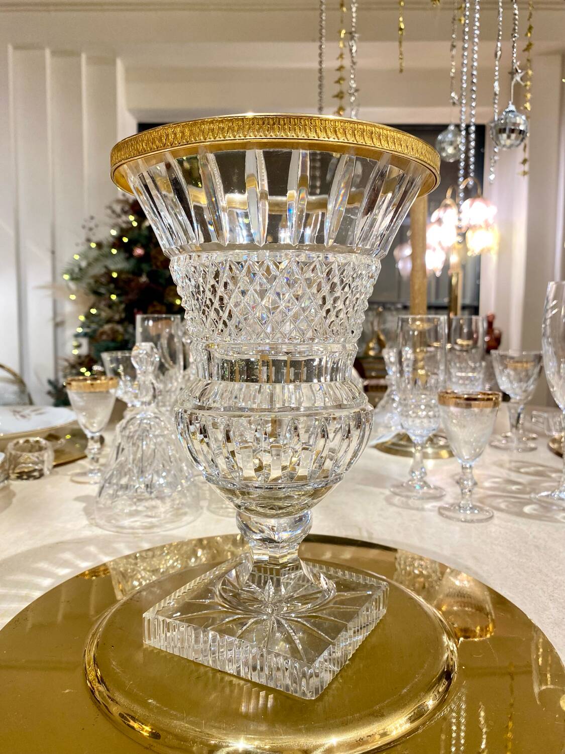 Medici bohemian crystal vase