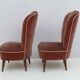 Nello Pini Mid-Century Modern Italian Velvet Reclining Armchair, Novarredo