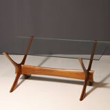 Table Basse Condor par Fredrik Schriever-Abeln pour Örebro Glass, 1960s