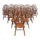 Windsor chair with high spindled back, beech, 1950s.