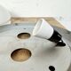 Vintage Wall or Ceiling Light with Milk Glass from Napako, 1960s