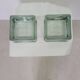 Pair of Lumax glass pockets or ashtrays from the 1960s