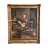 Stojan Vidinic '76 Old Man reading a Book