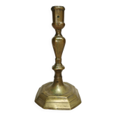 Old bronze candlestick, seventeenth century