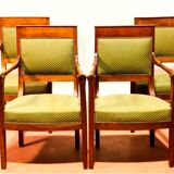 Set of 4 armchairs from the consulate period, early 19th century