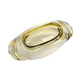 Vase en verre conçu par M. Klinger, Železný Brod Sklo (ZBS), Tchécoslovaquie,