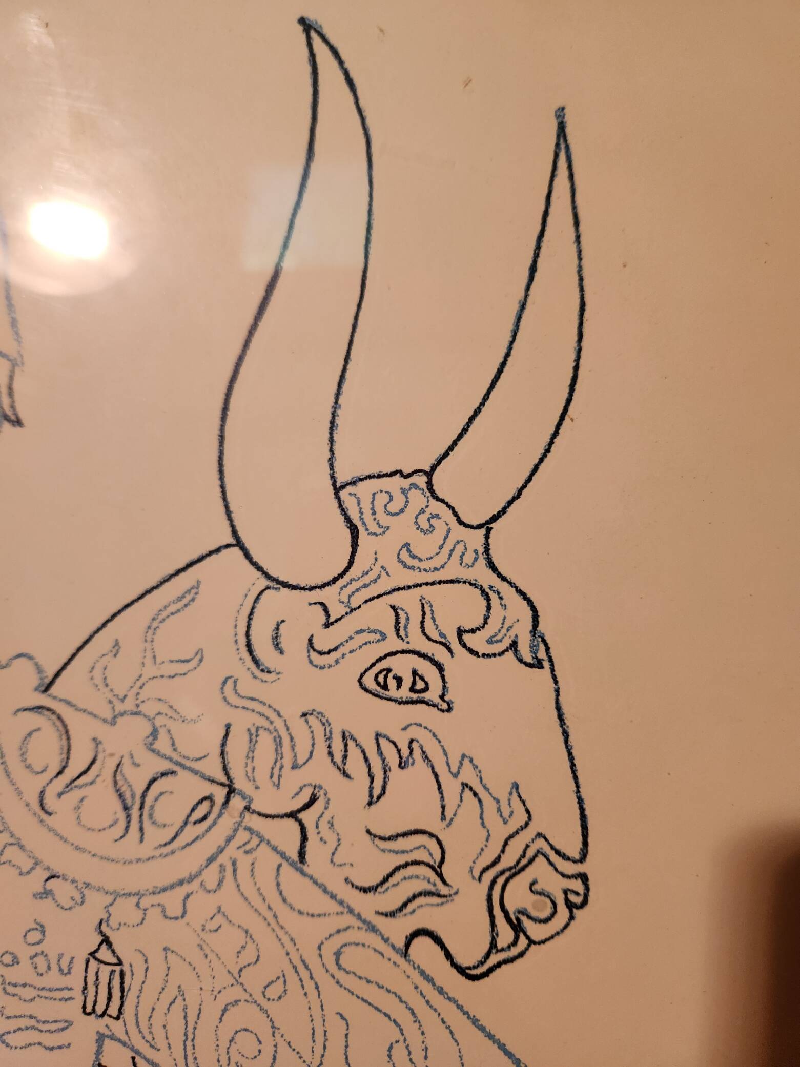 Lithographie Jean Cocteau 1963