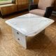 Table basse en marbre, années 1980